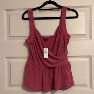 Brand New With Tags Express Pink Sleeveless Blouse